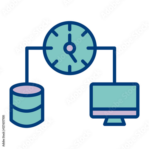 Latency Vector Icon Design