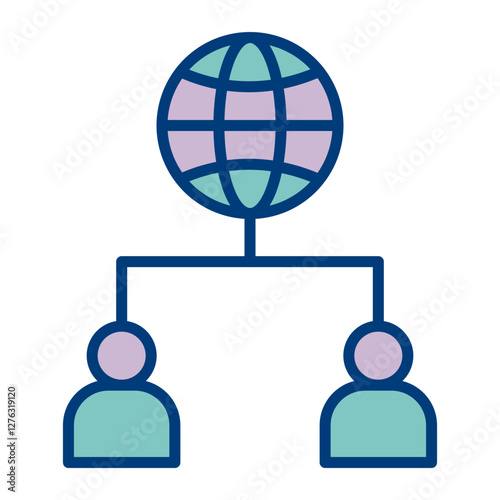 Networking Vector Icon Design