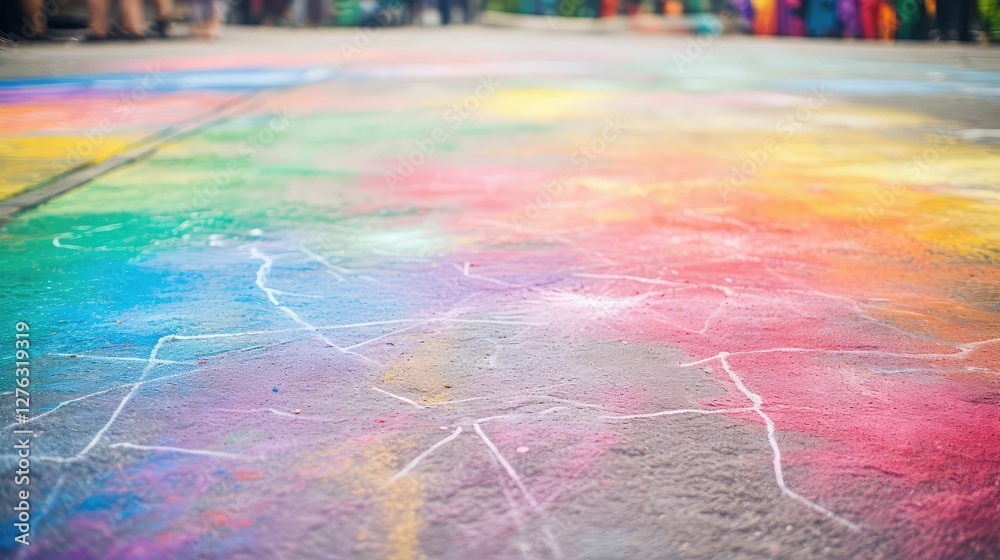 Obraz premium hues chalk dust texture