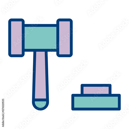Auction Vector Icon Design