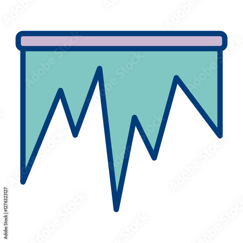 Stalagmite Vector Icon Design