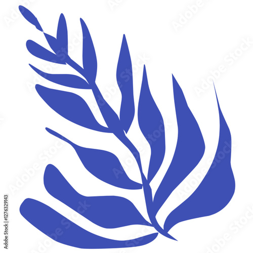 aesthetic leaf doodle art illustration 