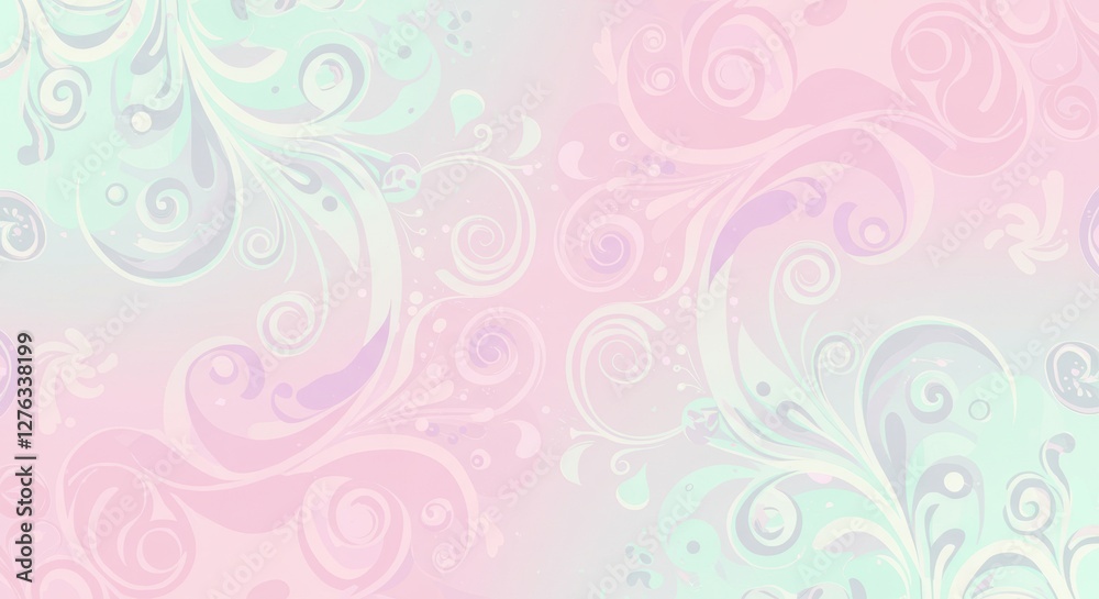 Pastel Floral Swirls: A Dreamy, Soft Background Design Islamic and Ramadan Background Pastel Floral Swirls: A Dreamy, Soft Background Design Islamic and Ramadan Background