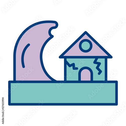Tsunami Icon Design