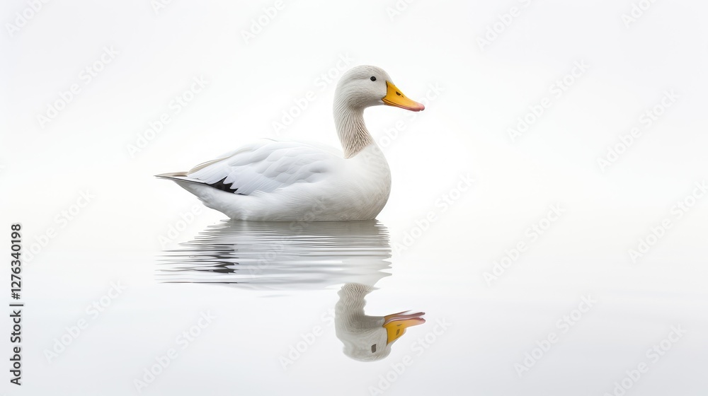 pd duck on white background pd duck on white background