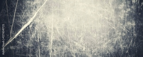 Scratched Surface Abstract Dark and Light Texture Background with Lines and Old Industrial Feel photo