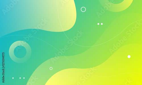 Abstract green yellow color background. Eps10 vector