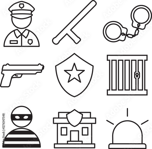 nine police icon packs that you can use for your work