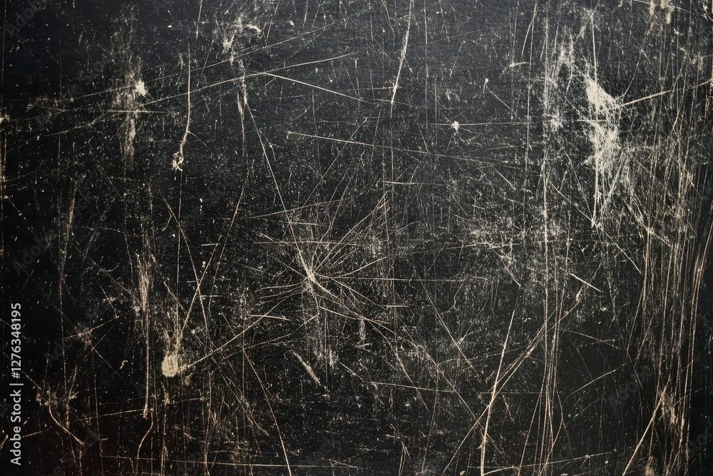 Black Scratched Surface Texture with Aged Effect Design Element for Distressed Presentation Background Black Scratched Surface Texture with Aged Effect Design Element for Distressed Presentation Background