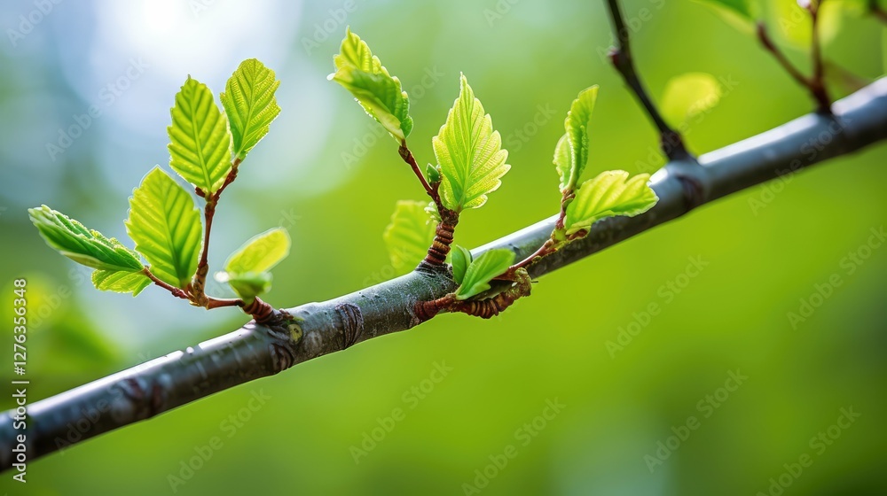 spring green tree branch spring green tree branch