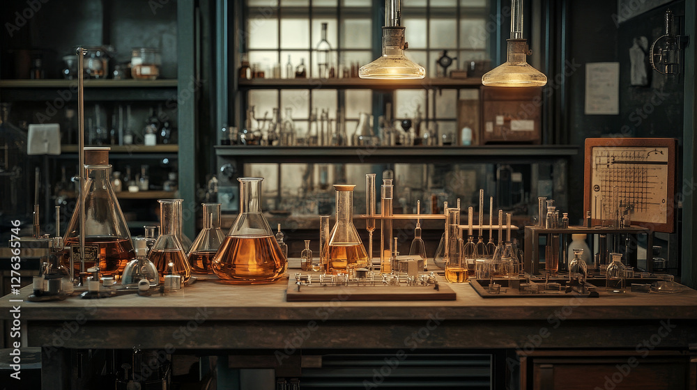 Chemical laboratory flask glassware tube liquid biotechnology analysis and medical scientific equipment chemistry lab xperiment vector illustration. Chemical laboratory flask glassware tube liquid biotechnology analysis and medical scientific equipment chemistry lab xperiment vector illustration.