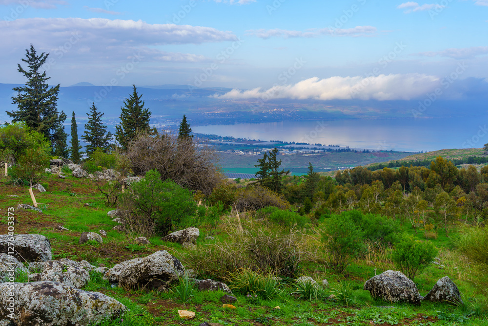 Sea of Galilee from the Golan Heights