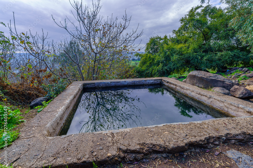 Ein Aya Spring, in the Golan Heights