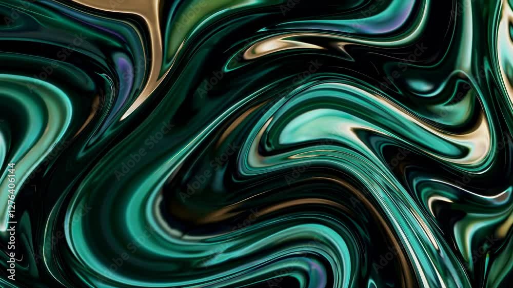 Abstract swirling patterns in green and black, viewed from a top-down angle, evoke a fluid, dynamic style, perfect for a video background. Abstract swirling patterns in green and black, viewed from a top-down angle, evoke a fluid, dynamic style, perfect for a video background.