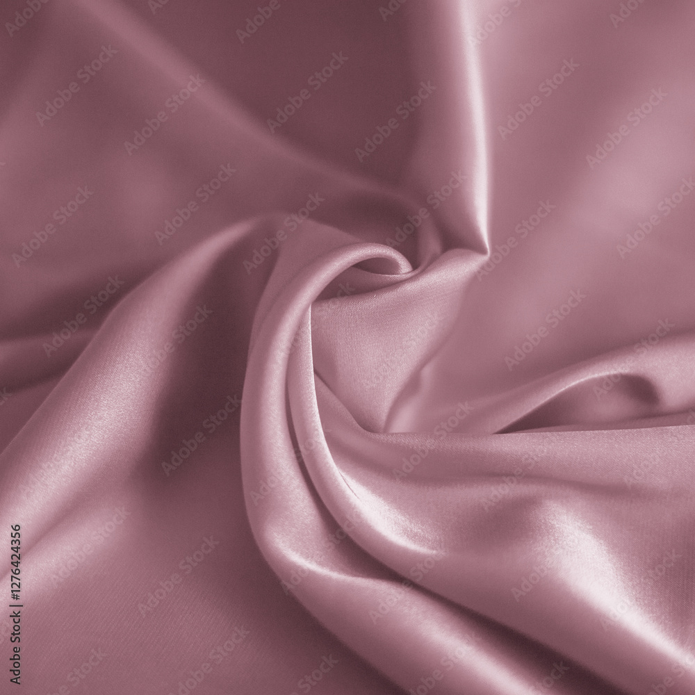 Fototapeta premium photo of lilac silk fabric template of fabric roll of fabric