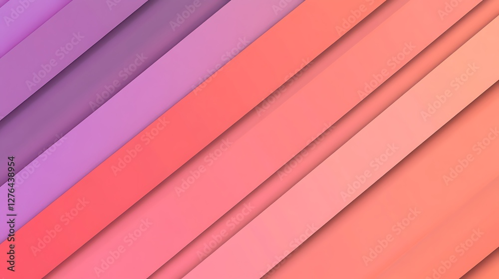 Fototapeta premium Abstract Diagonal Stripes Pink Purple Gradient Background