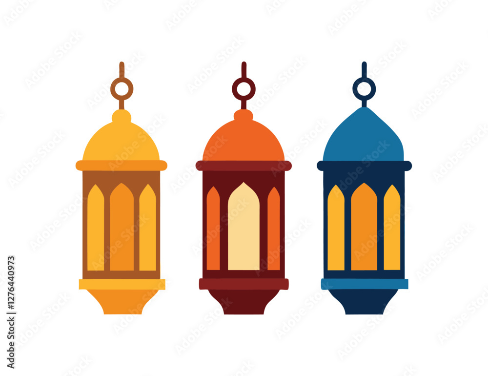 Obraz premium Ramadan Lantern set