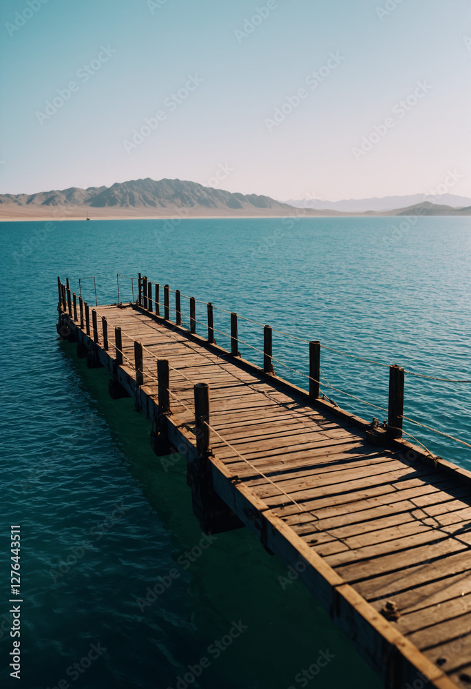 Fototapeta premium pier in the sea