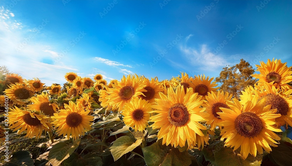 Obraz premium sunflowers in the field