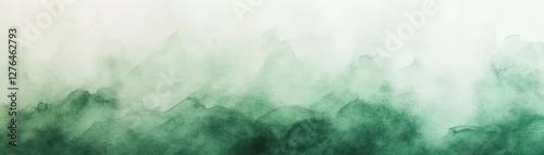 Soft pastel green watercolor paper texture, artistic minimal backdrop with organic patterns