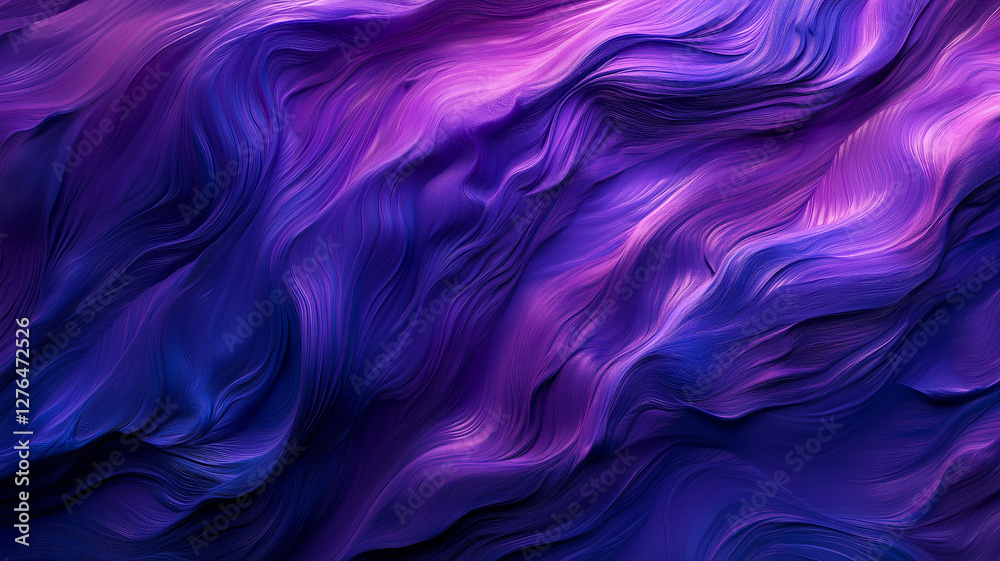 Obraz premium atmospheric texture with deep blues and purples.