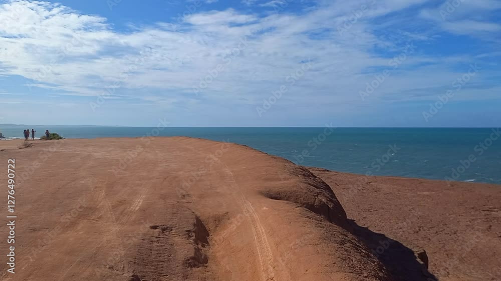 chapadão viewpoint at pipa beach in Tibau do Sul City in northeastern brazil