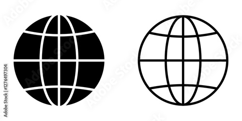 Web icon on white background