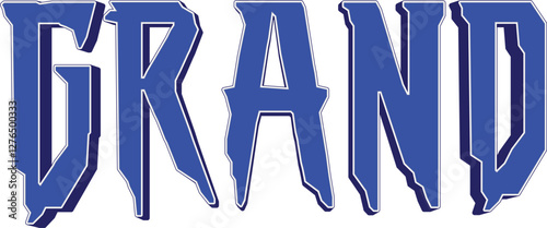 Grand opening promotion 3d editable text effect template