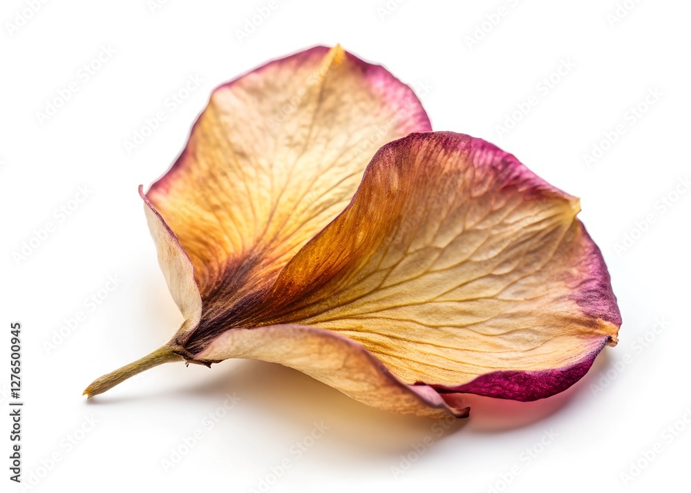 Isolated Dried Flower Petal Isolated Dried Flower Petal