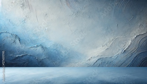 Abstract textured blue gradient background art.