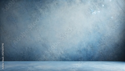 Abstract textured blue gradient background art.