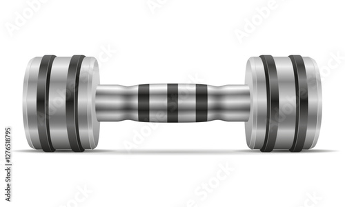 dumbbells for sports or fitness for muscle building stock cartoon vector illustration isolated on white background