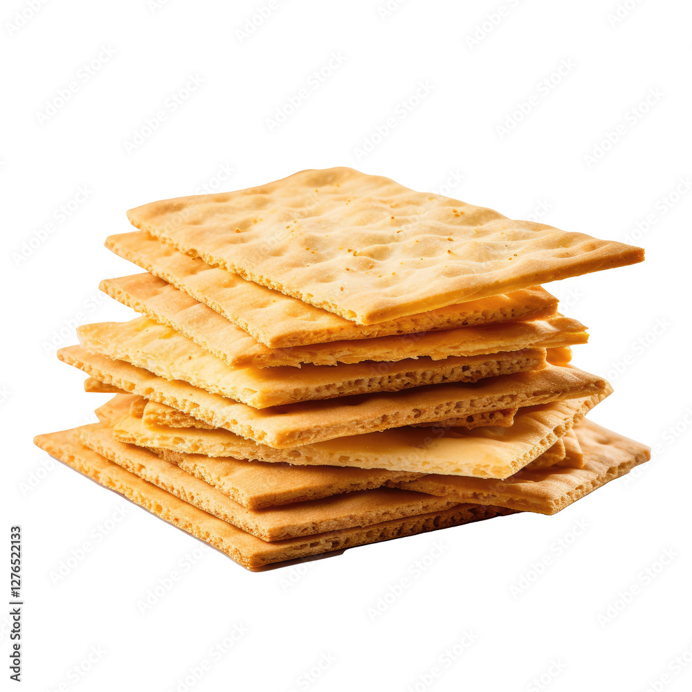 stacked pile of crispy saltine crackers lantern isolated on transparent background stacked pile of crispy saltine crackers lantern isolated on transparent background