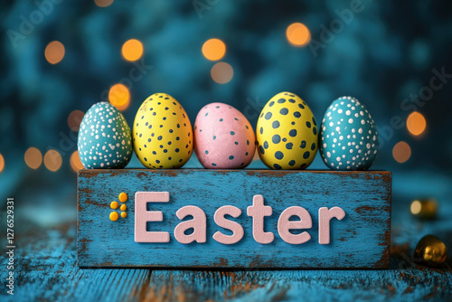A cheerful "Easter" greetin...