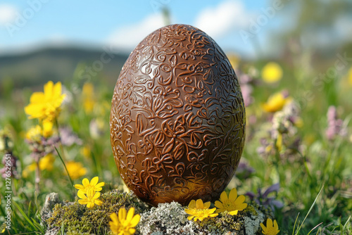 A close-up of a chocolate E...