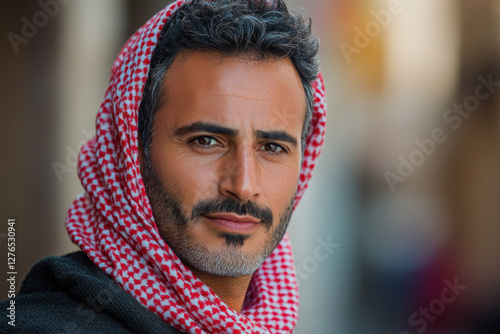 A Middle Eastern man in tra...