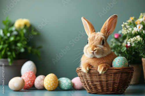 A rabbit symbolizing Easter...
