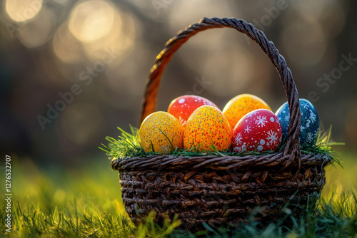An Easter basket filled wit...