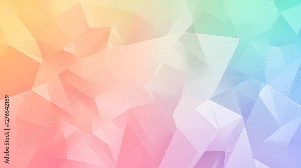 Abstract Pastel Polygonal Background Design Abstract Pastel Polygonal Background Design