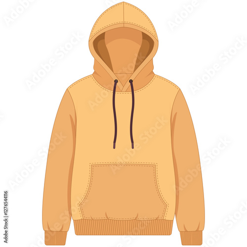 Hoodie Flat Illustration