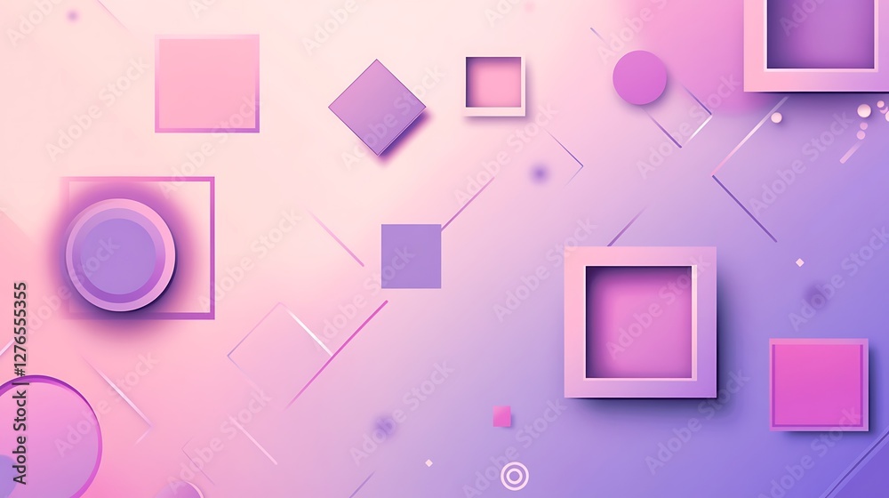 Abstract Pastel Geometric Shapes Design Background Abstract Pastel Geometric Shapes Design Background