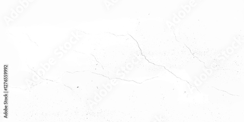 Vector Transparent background of cracks, lines, dry cracked earth overlay texture, grunge distressed. Distress overlay texture subtle grain texture overlay subtle black grunge on white background.