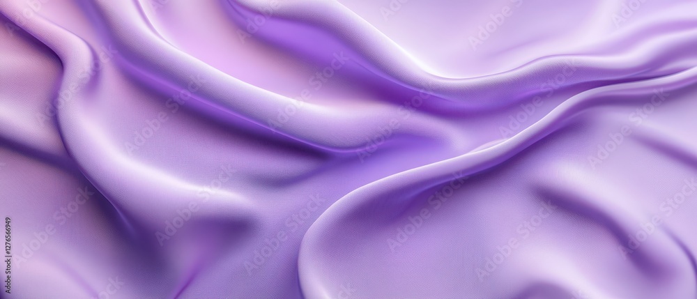 Obraz premium Smooth light lavender fabric, delicate sheen, warm minimalist background