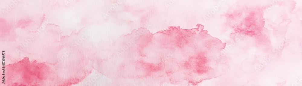 Obraz premium Light baby pink watercolor paper texture, soft organic background