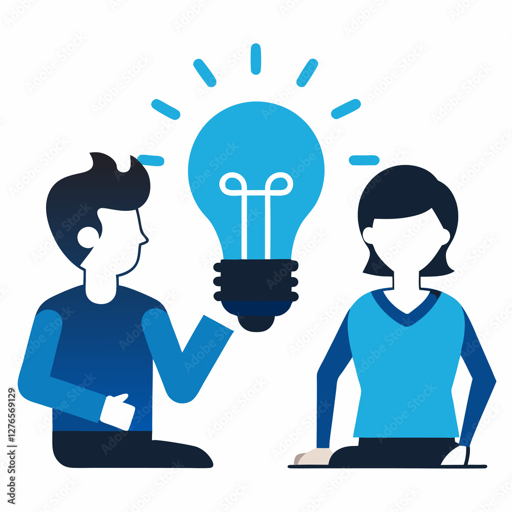 Entrepreneurs share creative ideas in brief dynamic team talk now Entrepreneurs share creative ideas in brief dynamic team talk now