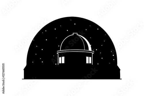 Observatory Silhouette