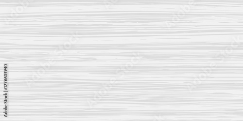 White wood plank texture vector background, White wooden table top view.