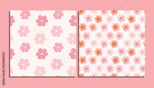 seamless pattern with flowers