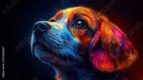 portrait of a small dog