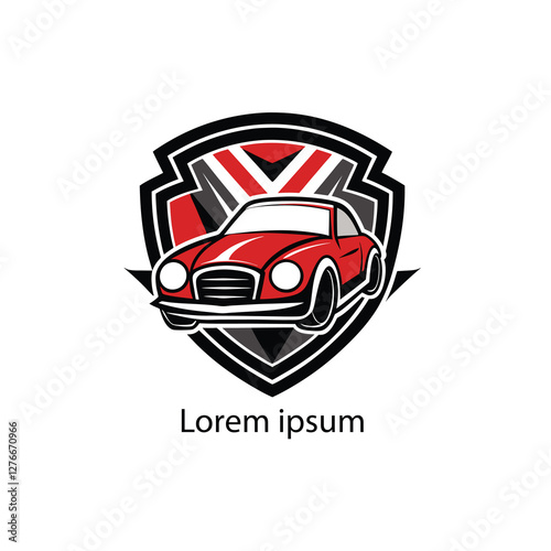 a racing car logo  